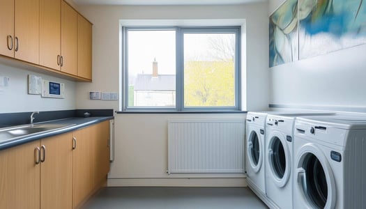 care home laundry room