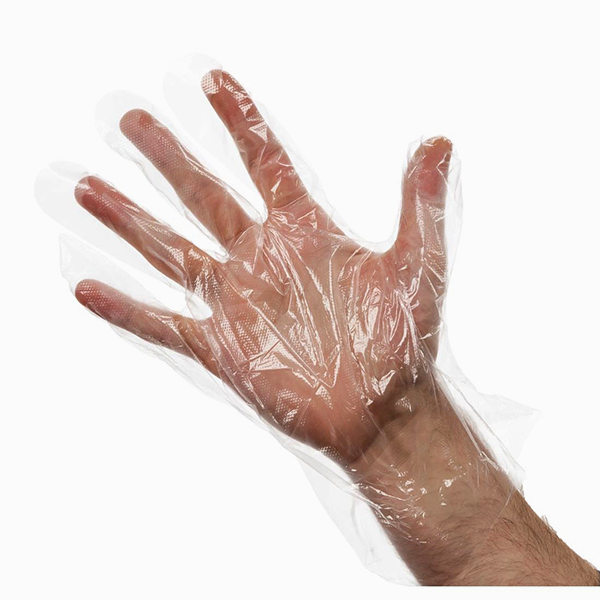 Disposable Powder Free Polyethylene Gloves Clear - 100 Pack featured image