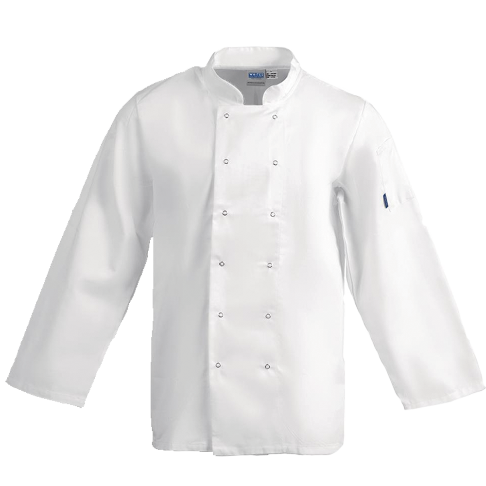 Whites Vegas Unisex Chefs Jacket Long Sleeve White XL featured image