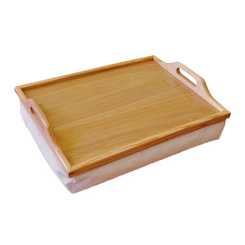 Wooden Lap Tray with Cushion featured image