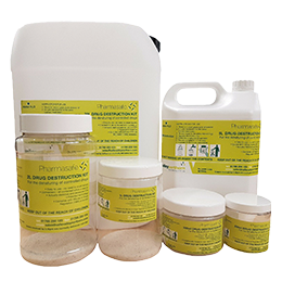 Pharmasafe Denaturing/Dooms/Controlled Drug Destruction Kit – (1 x 5ltr) featured image