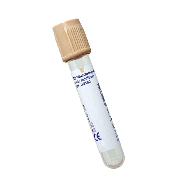 BD Vacutainer Blood Collection Tubes Plastic Sodium Herapin (6ml) - Light Brown featured image