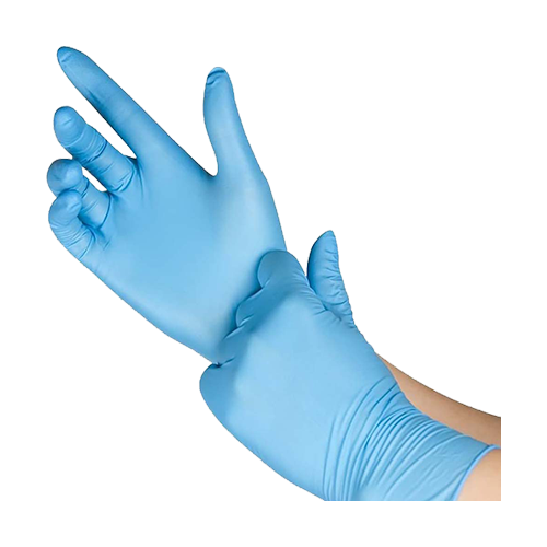 SafeTouch Powder Free Nitrile Gloves Blue - Small featured image