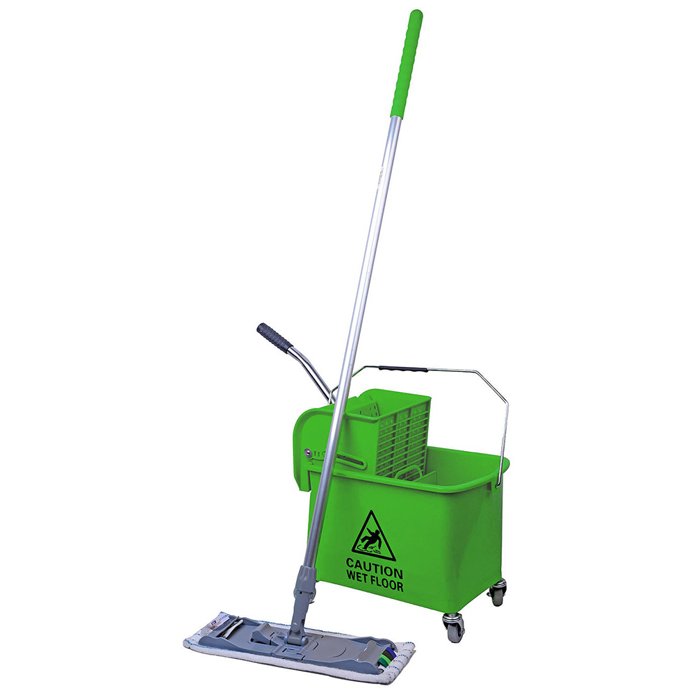 Microspeedy Mop System Kit - Green with Bucket featured image