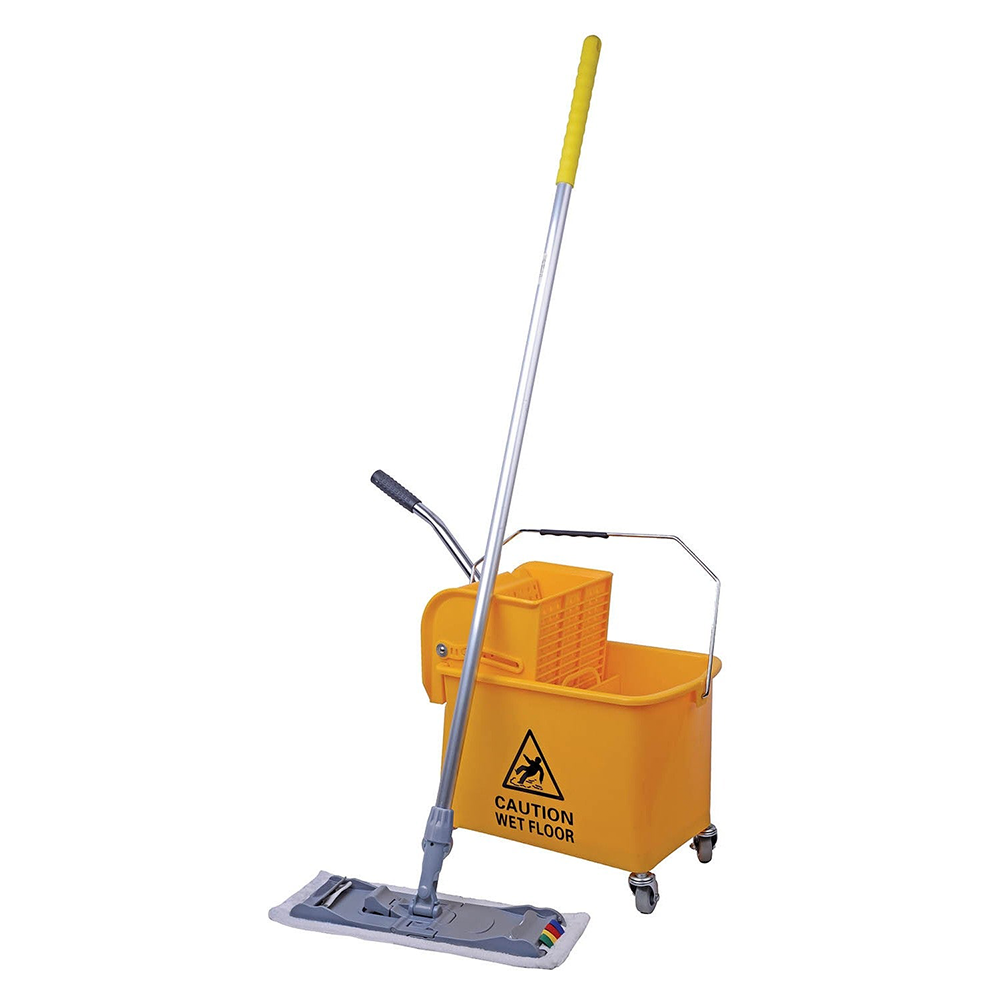 Microspeedy Mop System Kit - Yellow with Bucket featured image