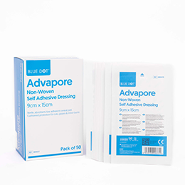 Advapore Fabric Non-Woven Adhesive Wound Dressing - 9cm x 15cm (Box of x50) featured image