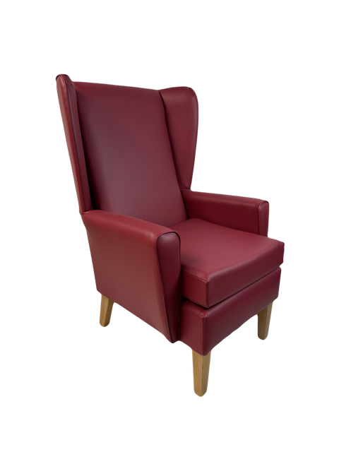 Rutland High Back Armchair - Cherry featured image