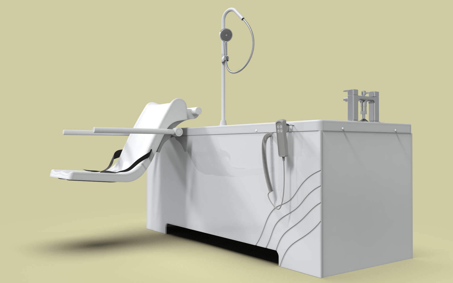 The Serenity Fixed Bath With Powered Seat featured image