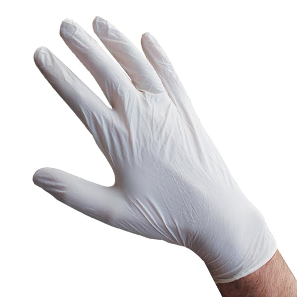 Pro-Tex Powder Free Nitrile Gloves Small - White featured image